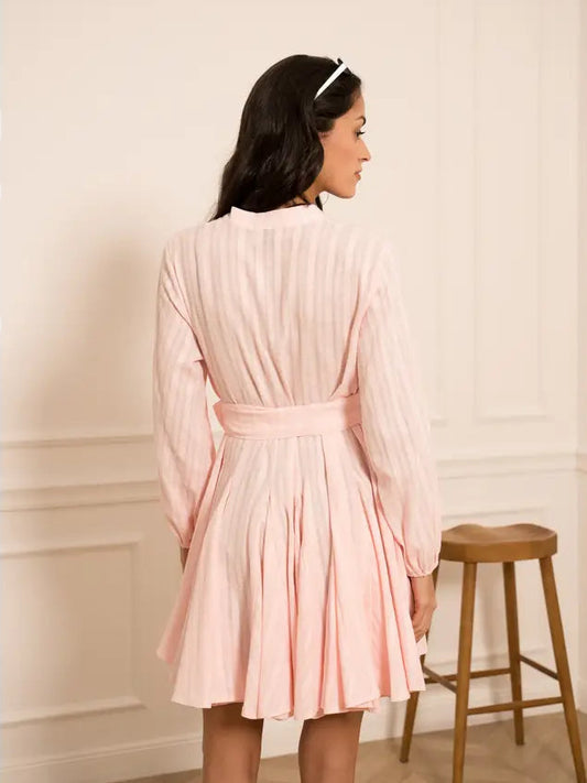Choklate Paris - Sonia Jacquard Cotton Skater Dress - Robins & Roses, Eccleshall
