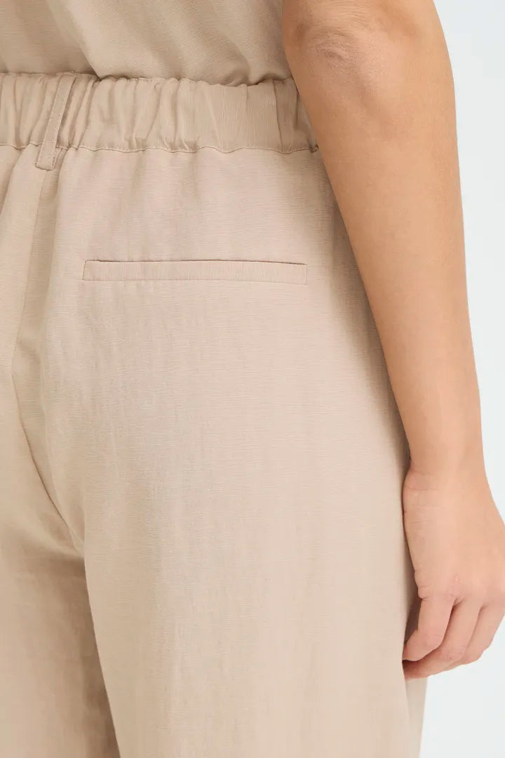 Fransa Linen Blend Trousers - Robins & Roses, Eccleshall