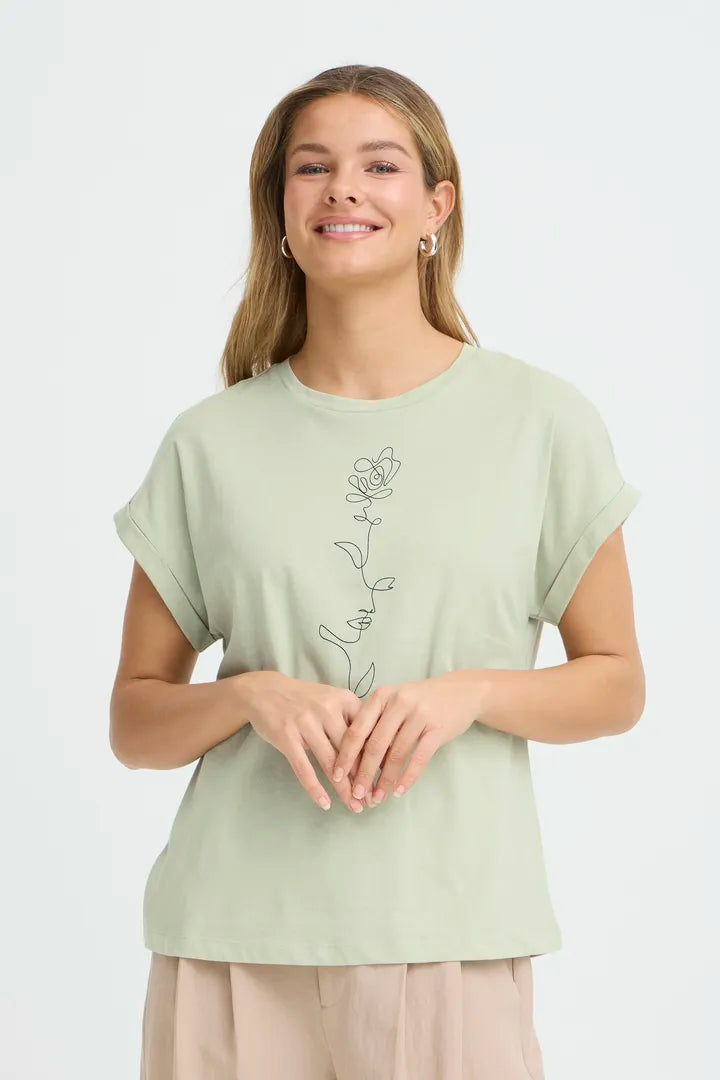 B.Young Printed T-Shirt - Robins & Roses, Eccleshall