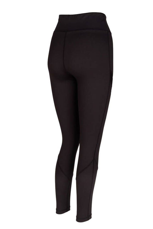 Stealth Solid Black High Waisted Yoga Leggings