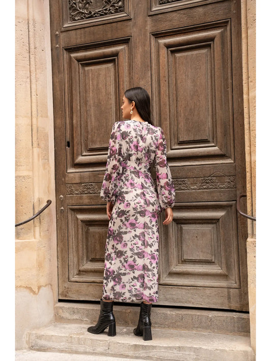 Long Dress Malmö Floral Print