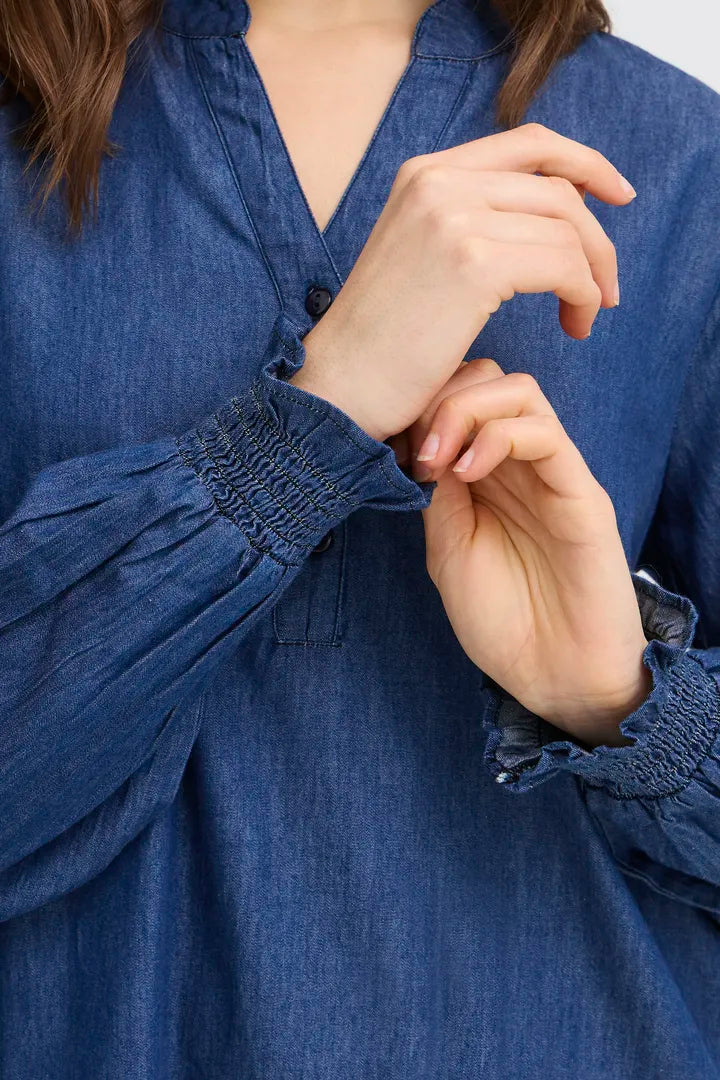 Fransa Denim Dress - Robins & Roses, Eccleshall
