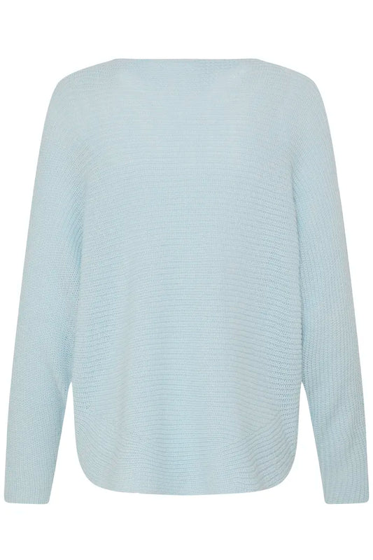 Fransa Ice Blue Jumper