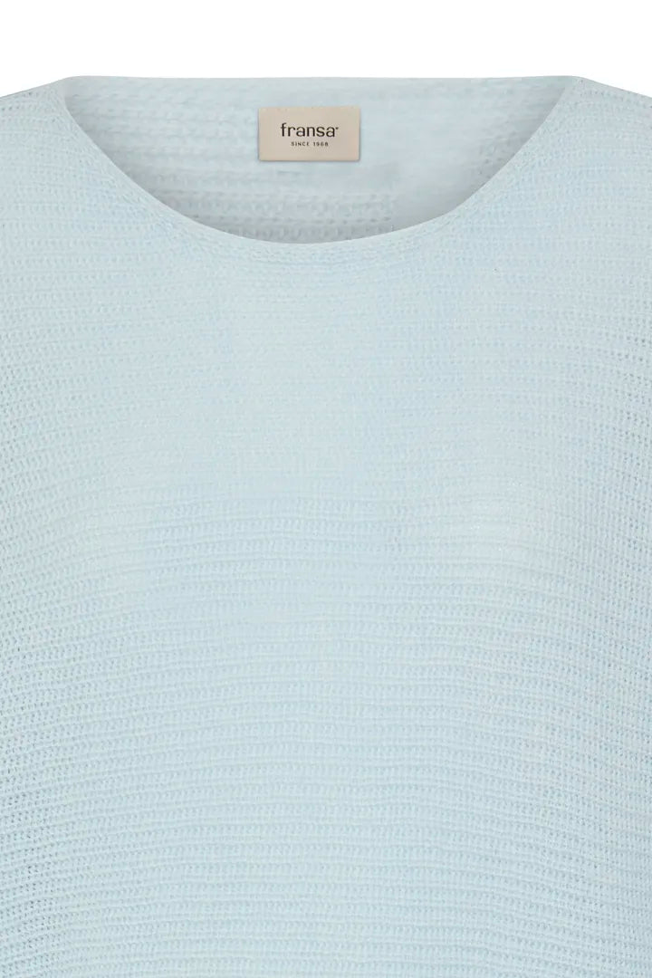 Fransa Ice Blue Jumper