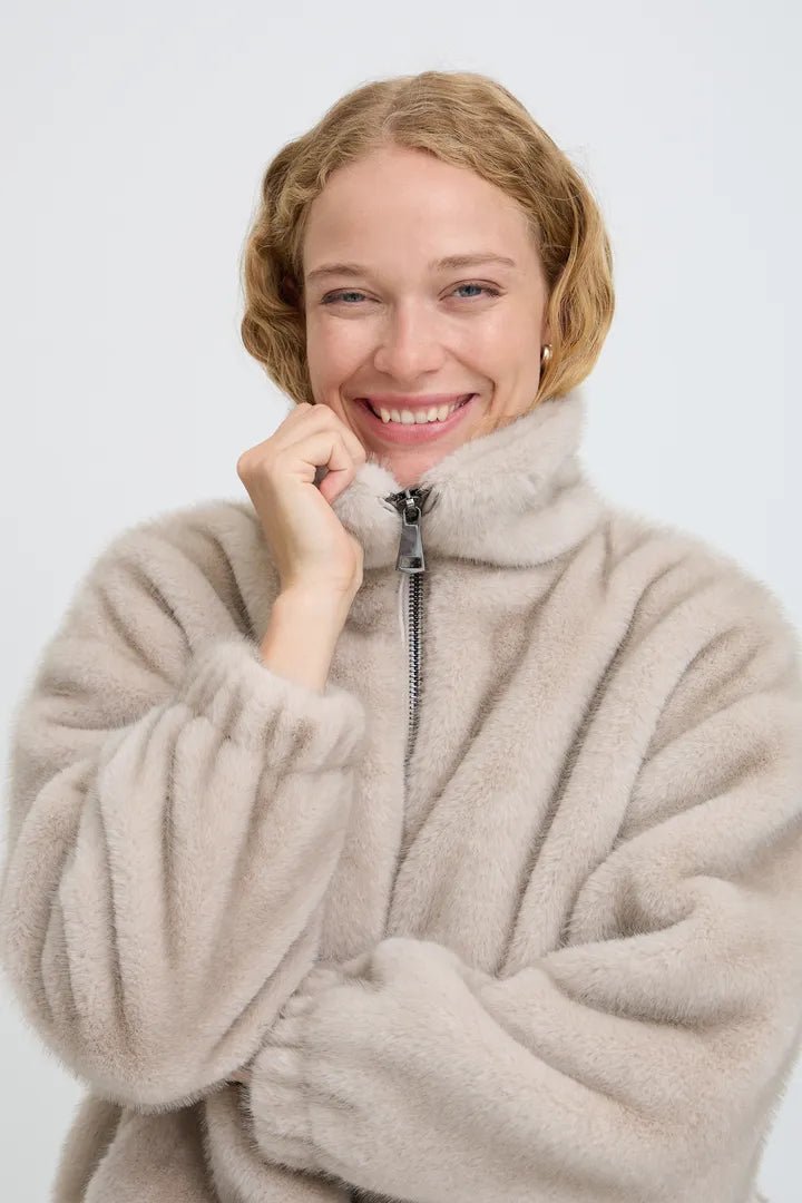 B.Young Fur Jacket - Robins & Roses, Eccleshall