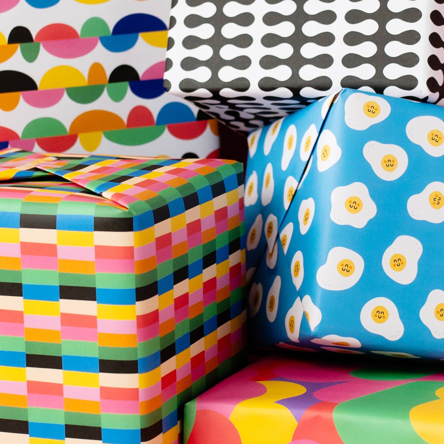 Cherry Blossom Gift Wrap | Colourful Wrapping Paper Sheets