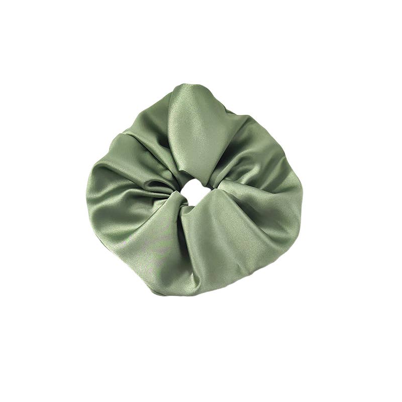 Extra Large Silky Scrunchie in Fern