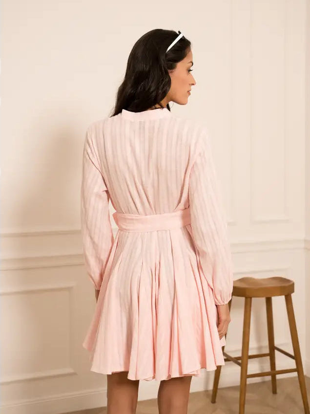 Choklate Paris - Sonia Jacquard Cotton Skater Dress - Robins & Roses, Eccleshall