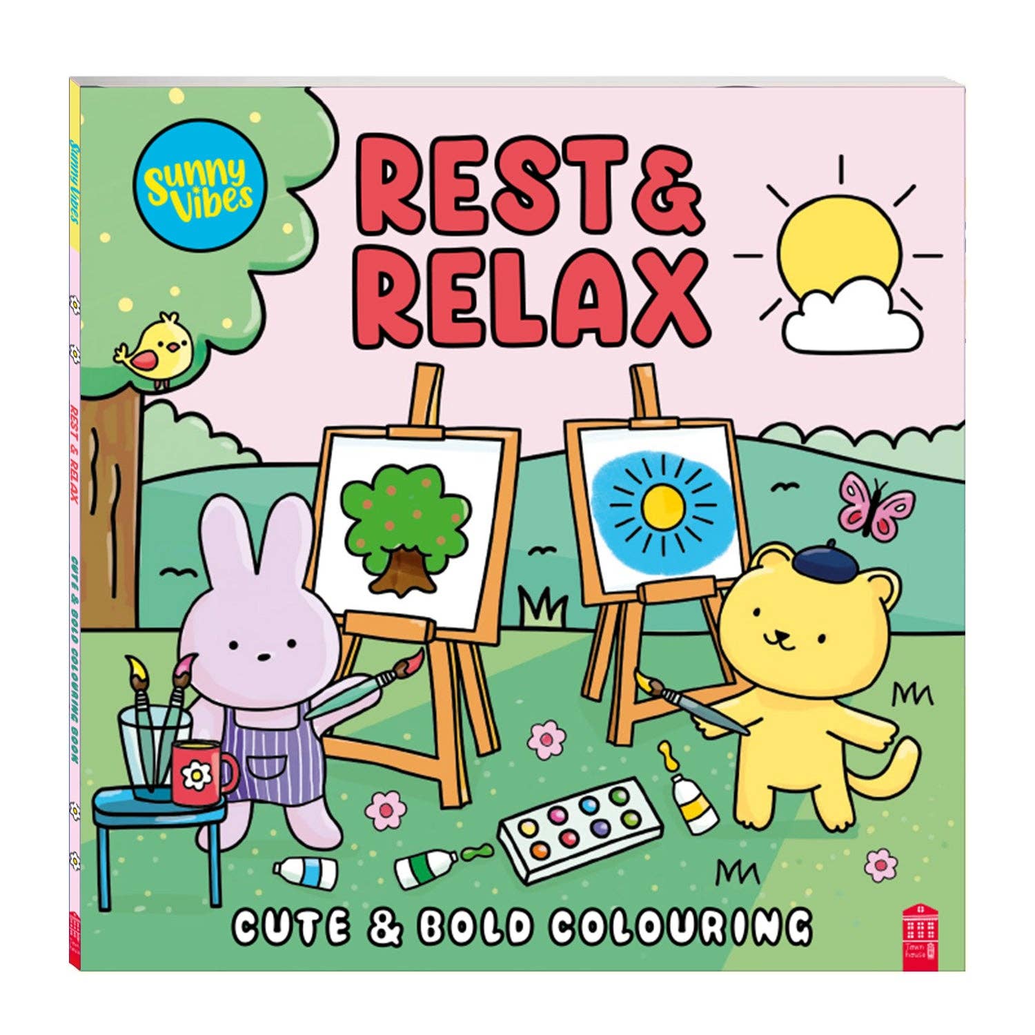 Sunny Vibes Colouring Series - Robins & Roses, Eccleshall