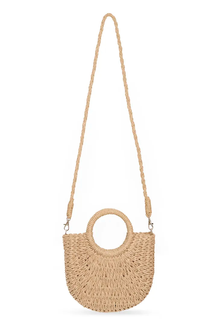 B.Young Straw Crossbody Bag - Robins & Roses, Eccleshall