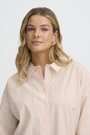 Fransa Relaxed Striped Shirt - Robins & Roses, Eccleshall