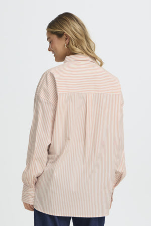 Fransa Relaxed Striped Shirt - Robins & Roses, Eccleshall
