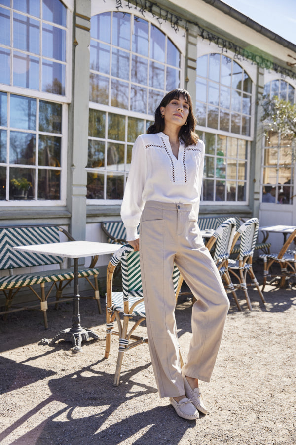 Fransa Cigarette Fit Trousers - Robins & Roses, Eccleshall