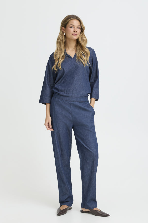 Fransa Casual Denim Trousers - Robins & Roses, Eccleshall