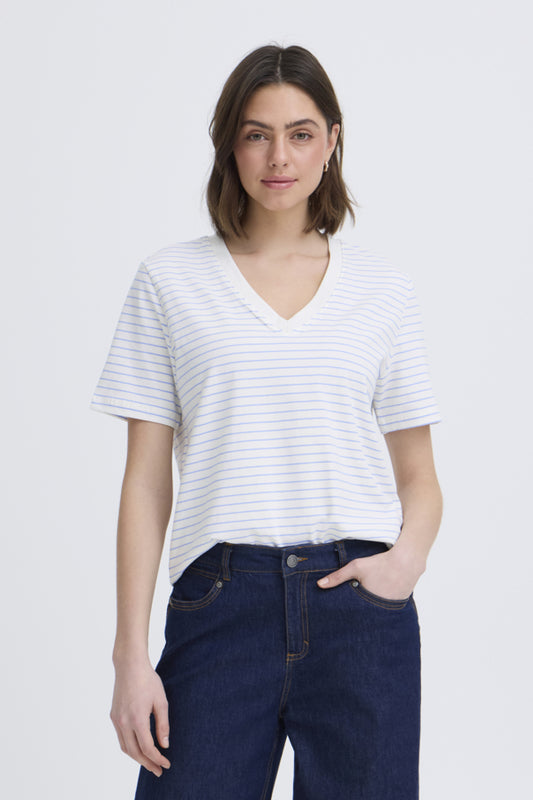 Fransa Striped T-Shirt - Robins & Roses, Eccleshall