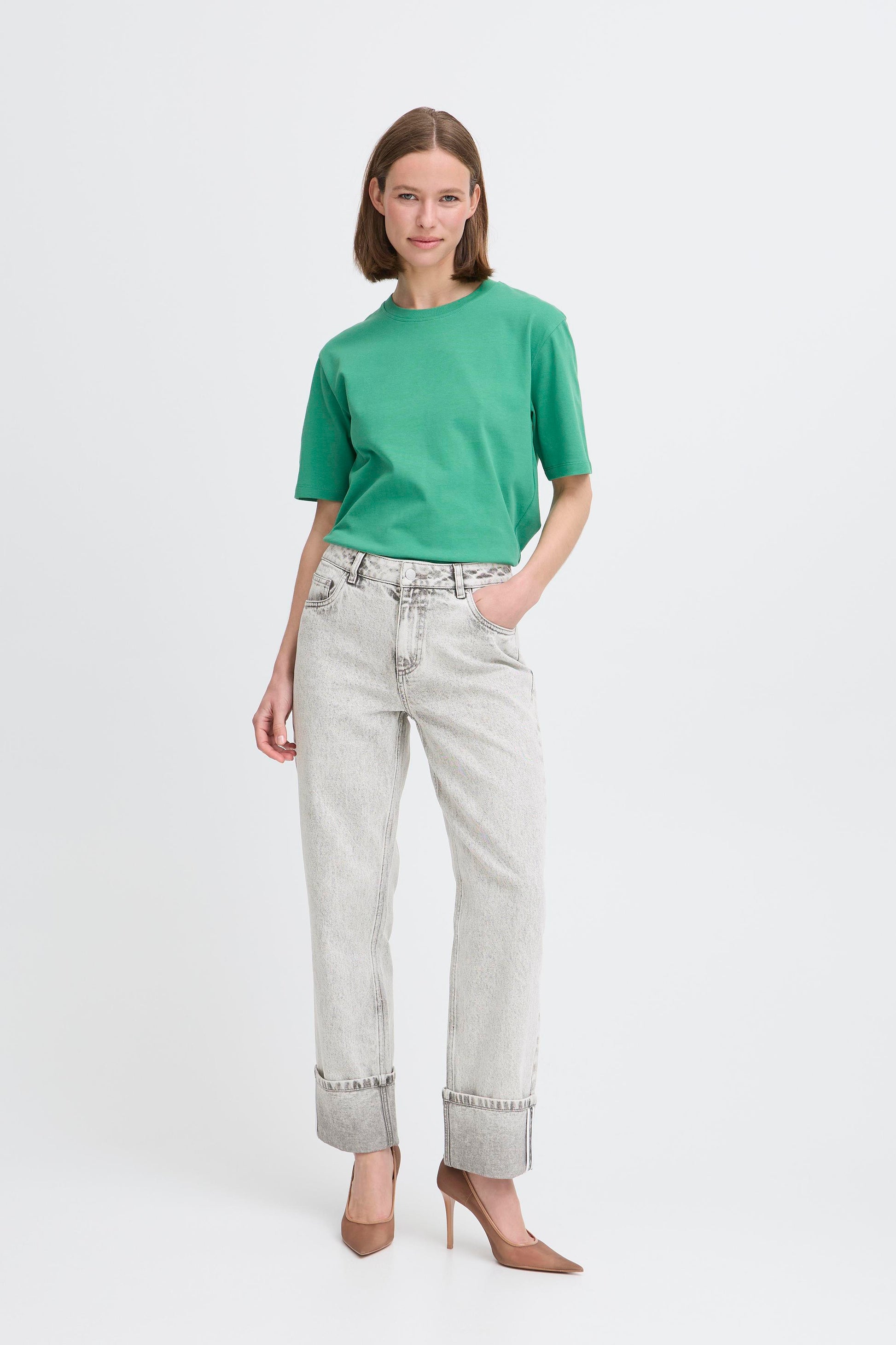 B.Young Dad Fit Jeans in Grey - Robins & Roses, Eccleshall
