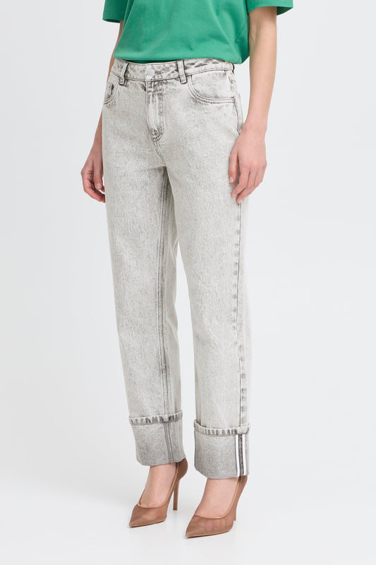 B.Young Dad Fit Jeans in Grey - Robins & Roses, Eccleshall