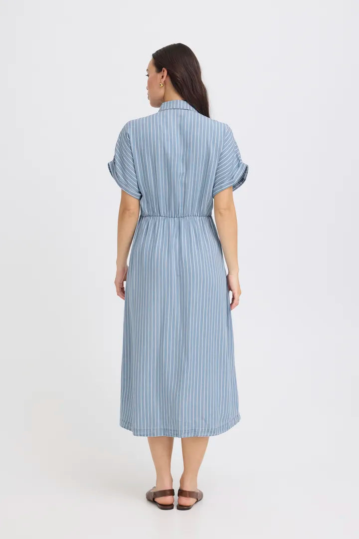 B.Young Striped Shirt Dress - Robins & Roses, Eccleshall