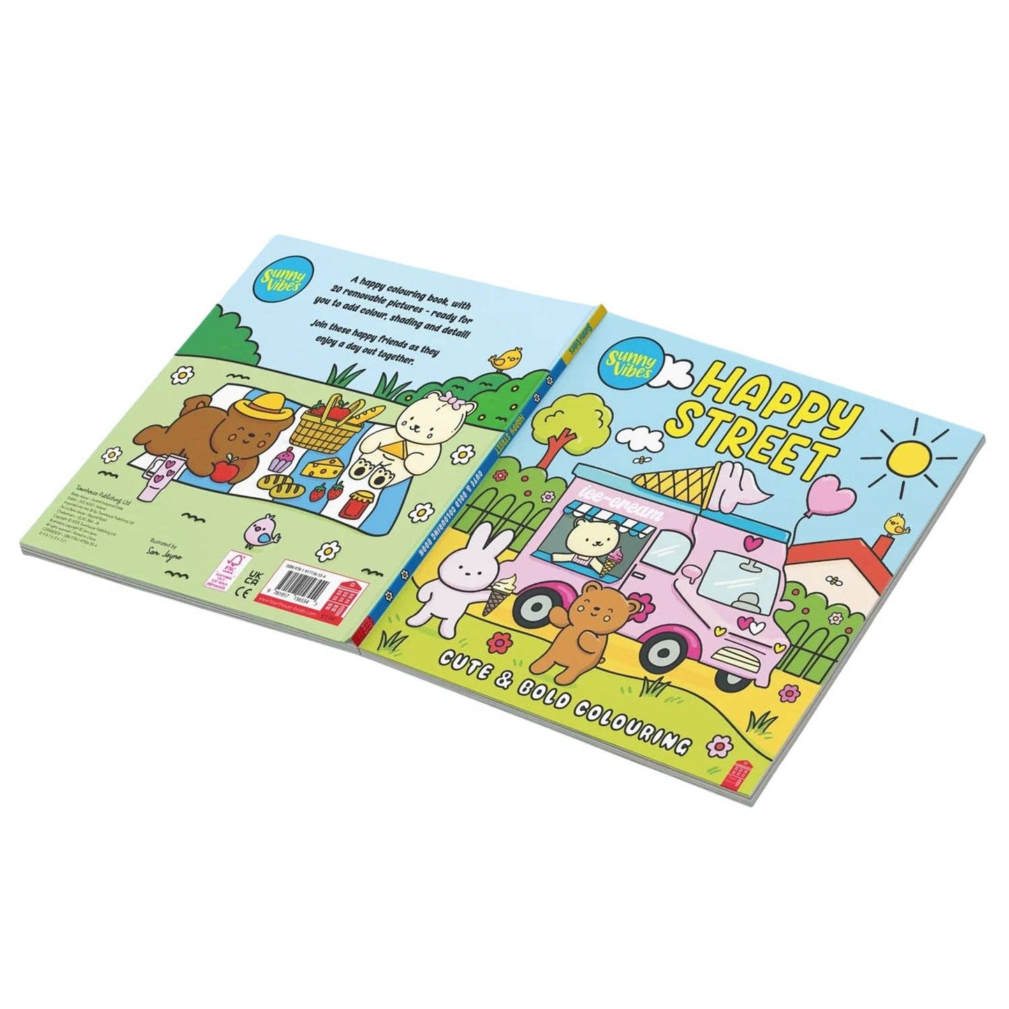 Sunny Vibes Colouring Series - Robins & Roses, Eccleshall