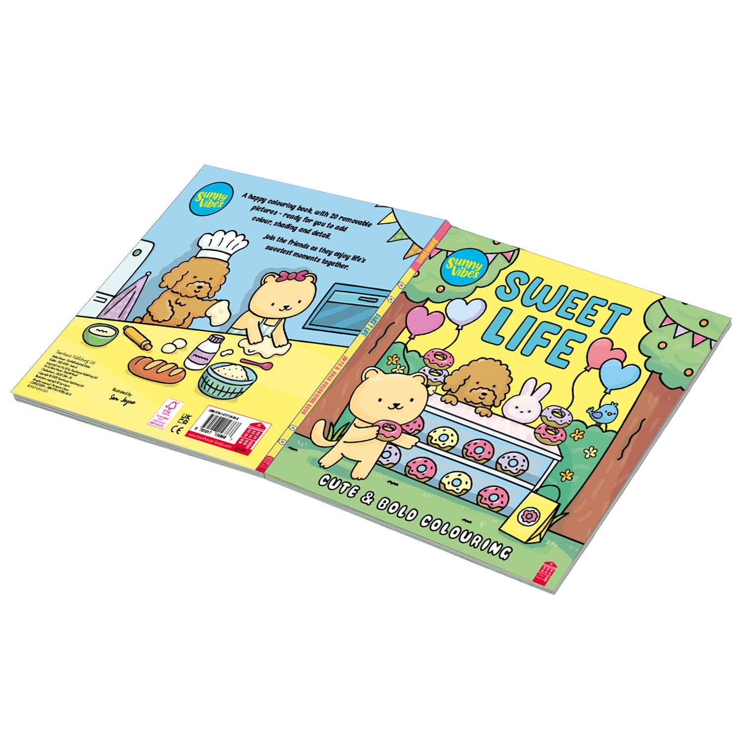 Sunny Vibes Colouring Series - Robins & Roses, Eccleshall