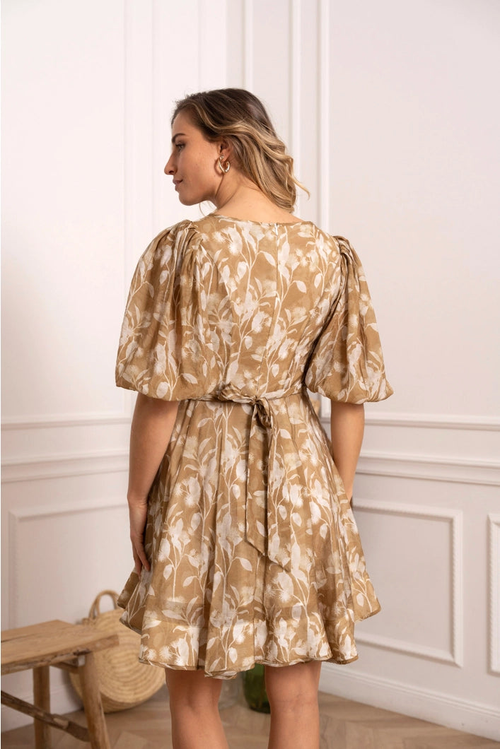 Stella Dress in Silk Tencel