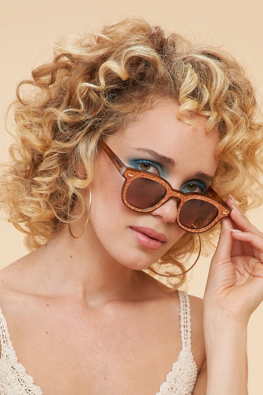 Powder Limited Edition Nyra Sunglasses - Terracotta - Robins & Roses, Eccleshall