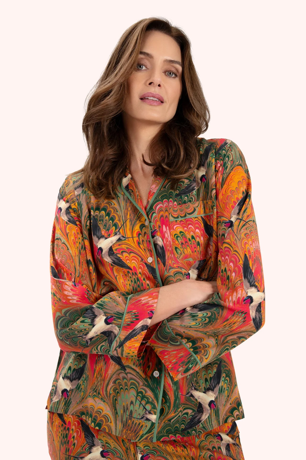 Super soft Marbled Swallows Pyjamas