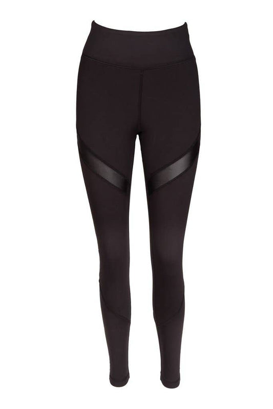 Stealth Solid Black High Waisted Yoga Leggings