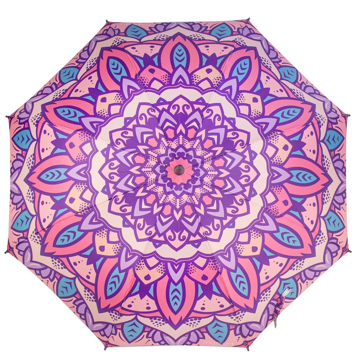 Umbrella with Cork Handle Mandala - Robins & Roses, Eccleshall