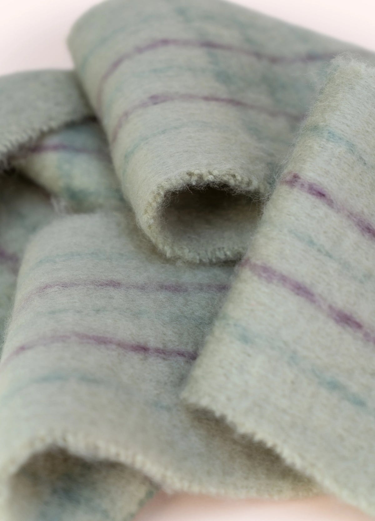 Powder Cosy Scarf, Soft Green Check - Robins & Roses, Eccleshall