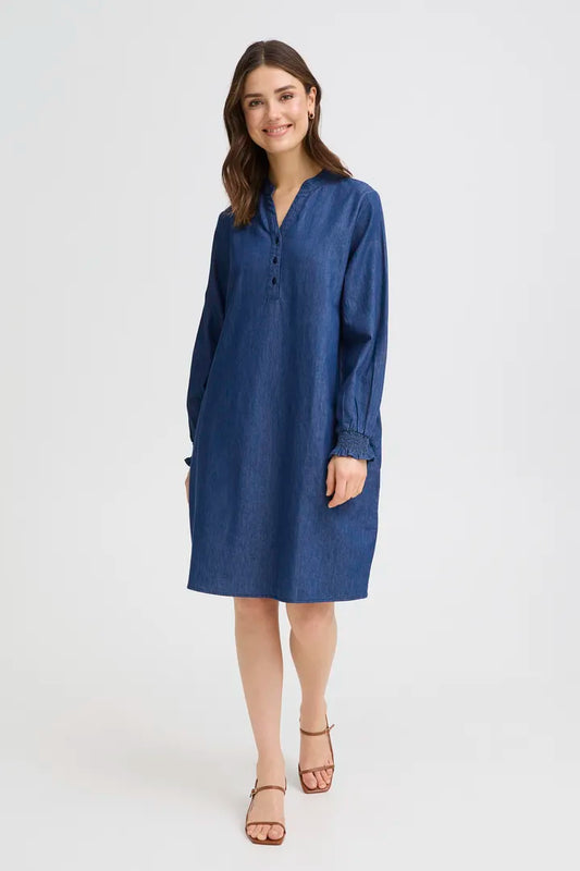Fransa Denim Dress - Robins & Roses, Eccleshall