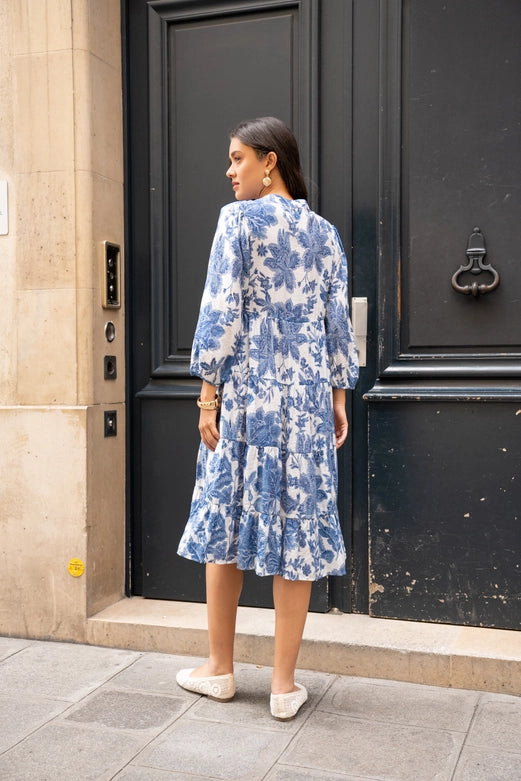 Choklate Paris Sienna Shirt Dress Midi Length - Robins & Roses, Eccleshall