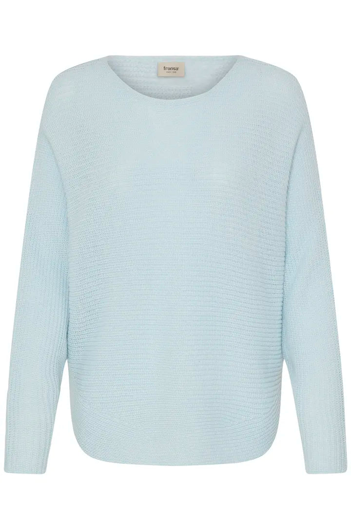 Fransa Ice Blue Jumper