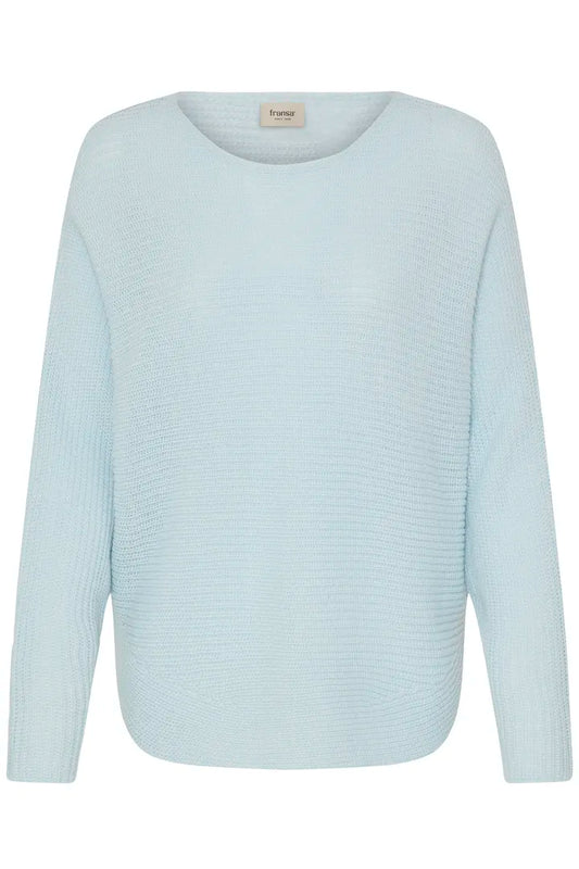 Fransa Ice Blue Jumper