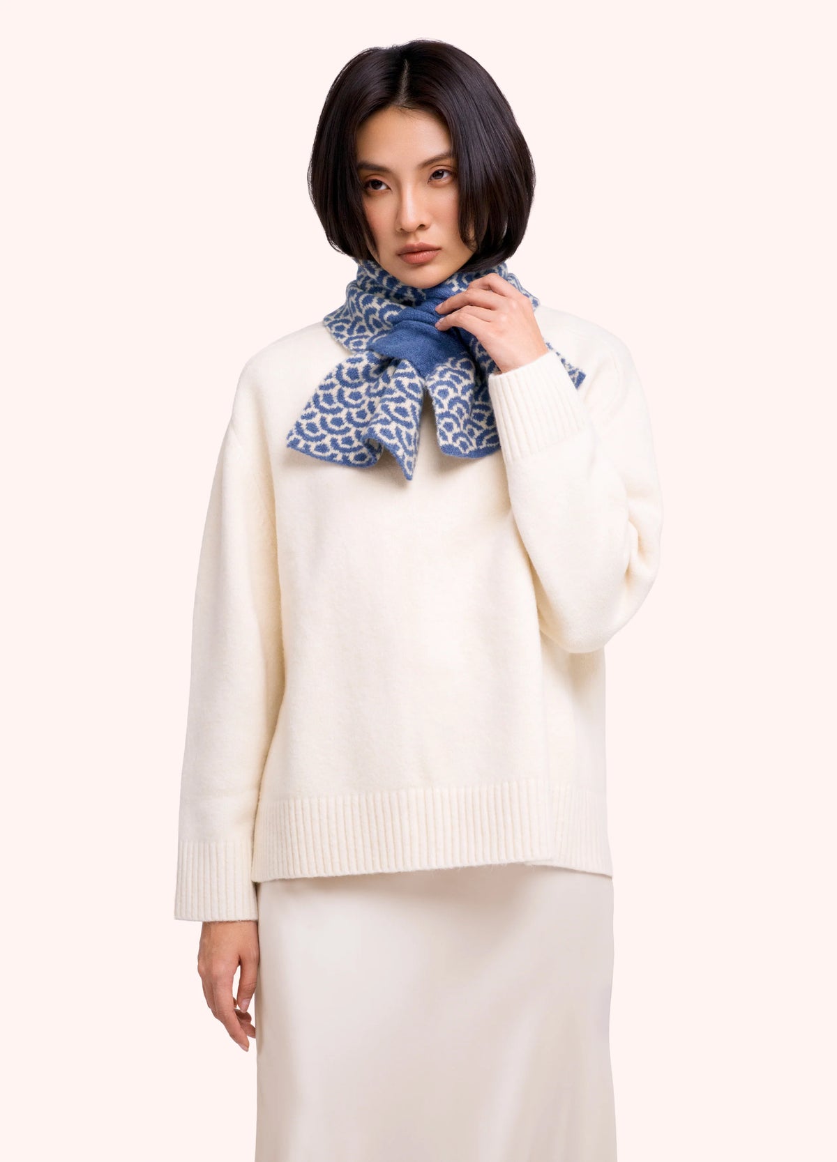 Powder Scarf, Denim Mix - Robins & Roses, Eccleshall