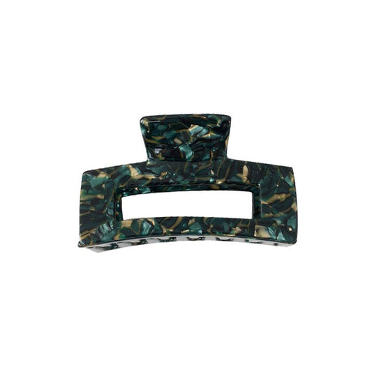 Resin Claw Hair Clip in Greens