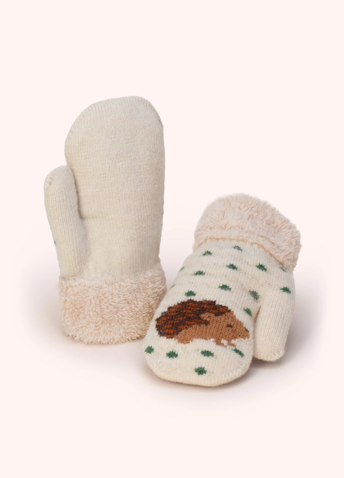 Powder Children's Hedgehog Mittens, Cream - Robins & Roses, Eccleshall