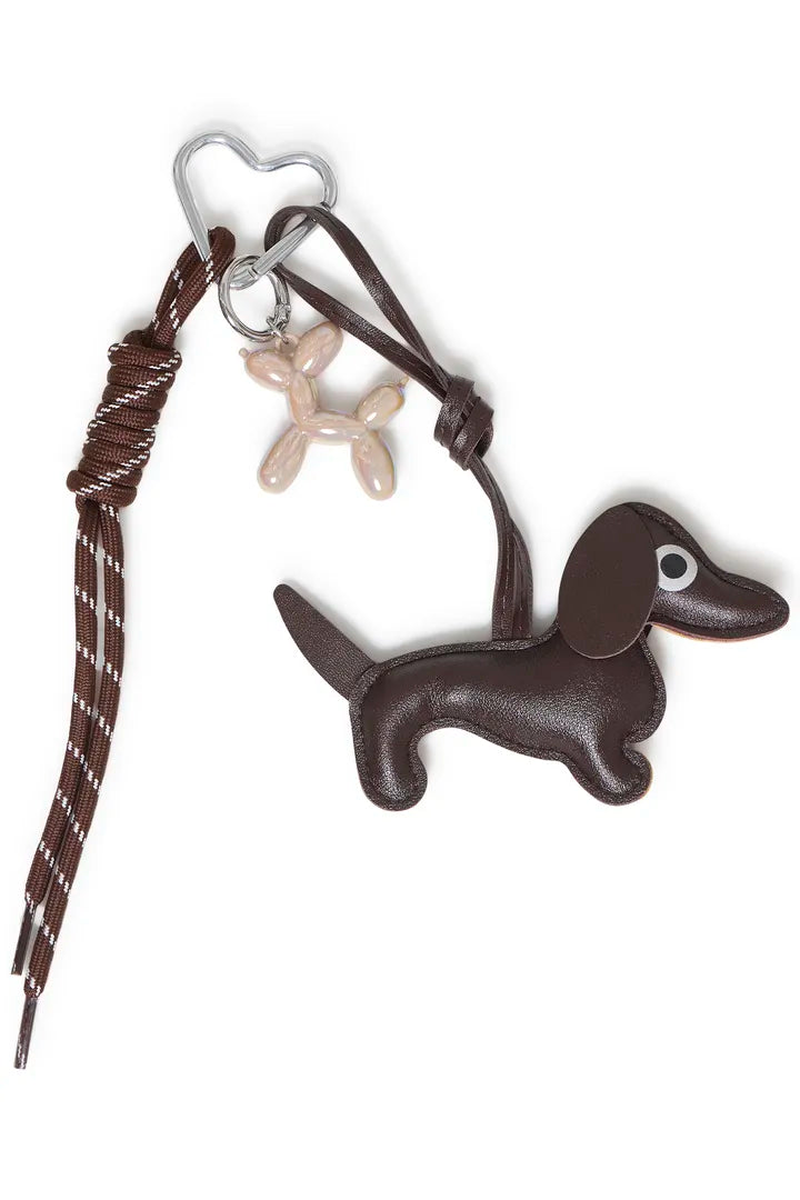B.Young Sausage Dog Bag Charm