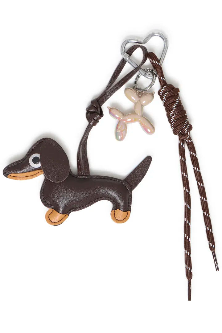 B.Young Sausage Dog Bag Charm