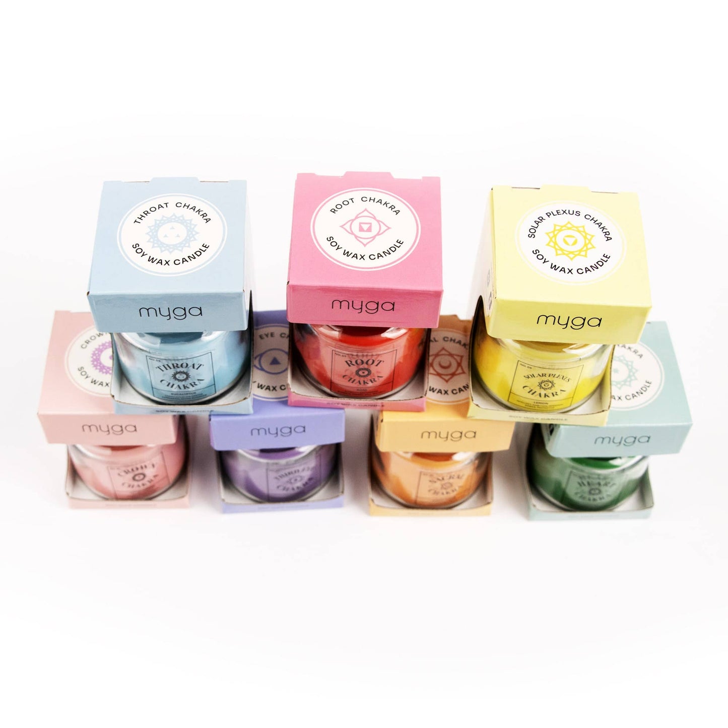 Seven Chakra Candles