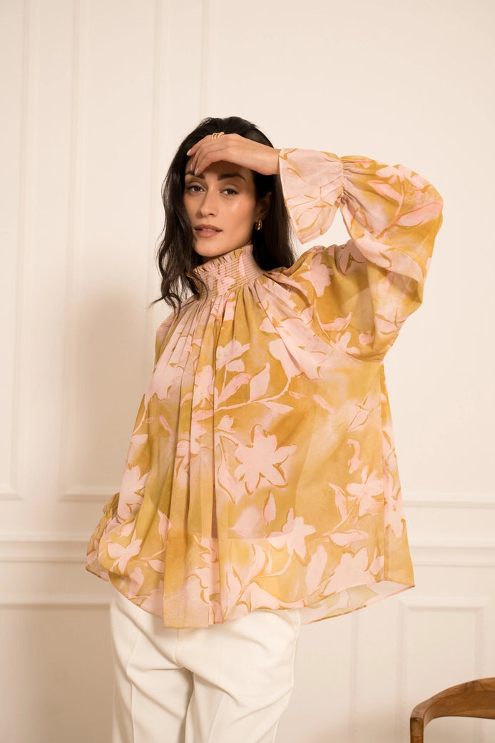Choklate Paris Floral Print Blouse - Robins & Roses, Eccleshall