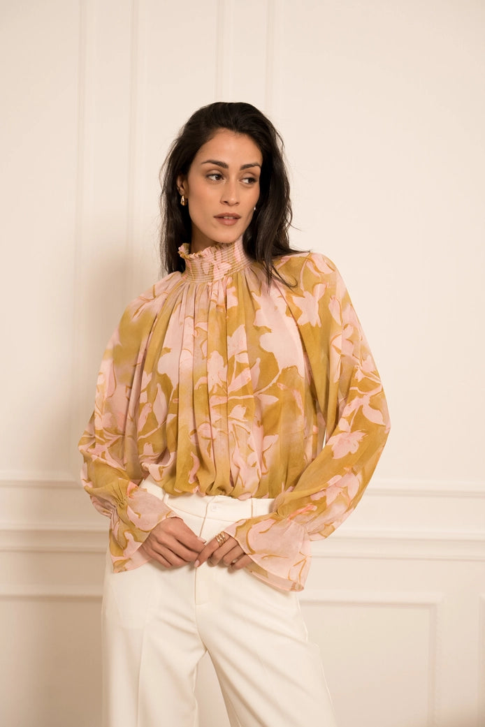 Choklate Paris Floral Print Blouse - Robins & Roses, Eccleshall