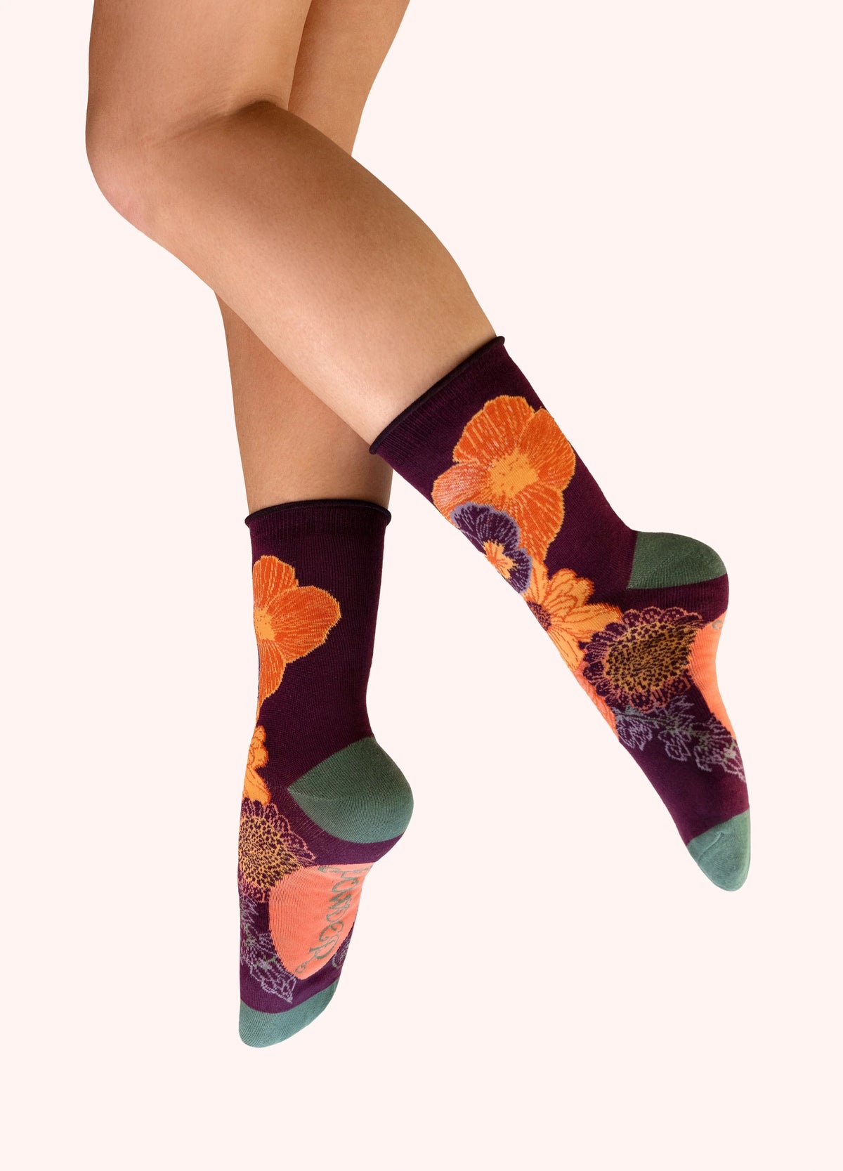 Powder Beautiful Bouquet Ankle Socks