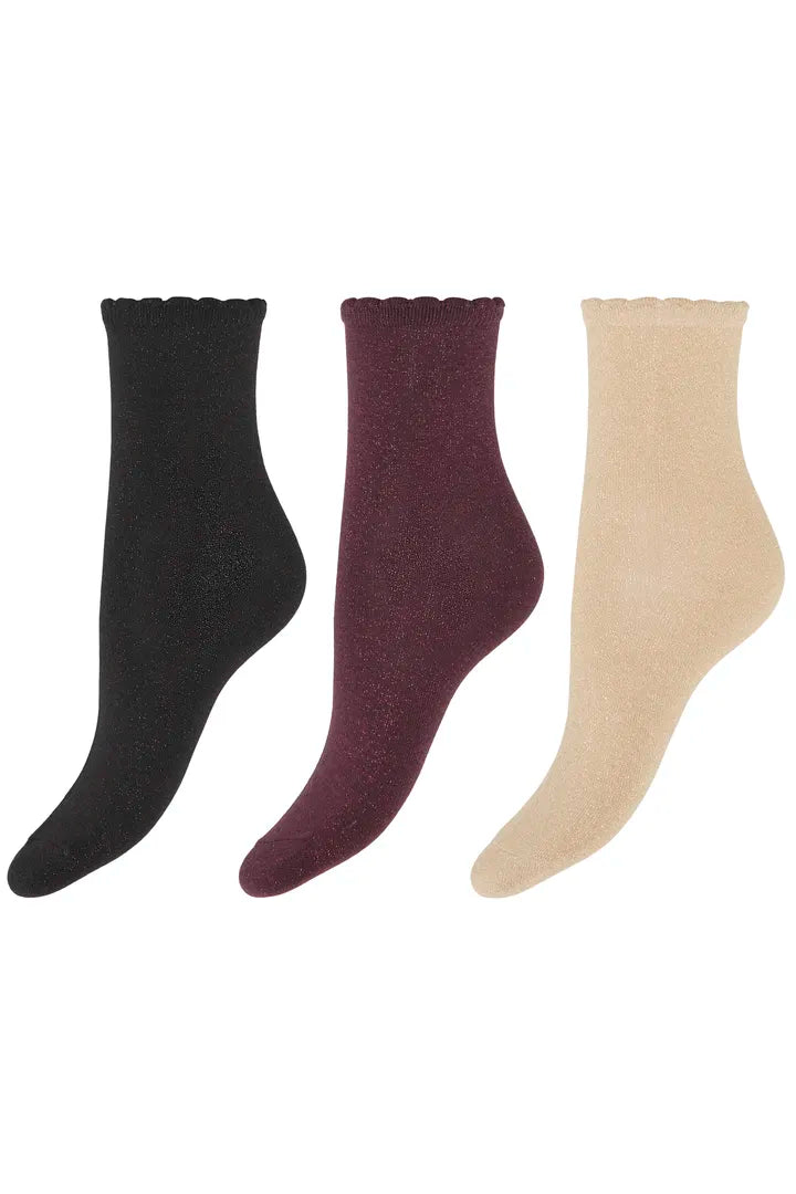 B.Young Gold  Glitter Sock Gift Set