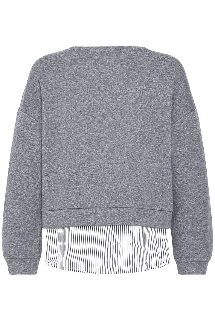 Fransa Grey Jumper - Robins & Roses, Eccleshall