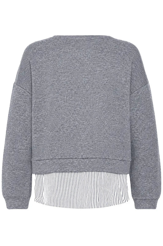Fransa Grey Jumper - Robins & Roses, Eccleshall