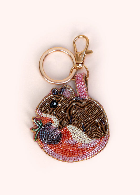 Powder Beaded Keychains - Mouse