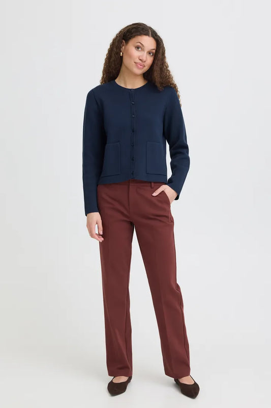 Fransa Navy Cardigan