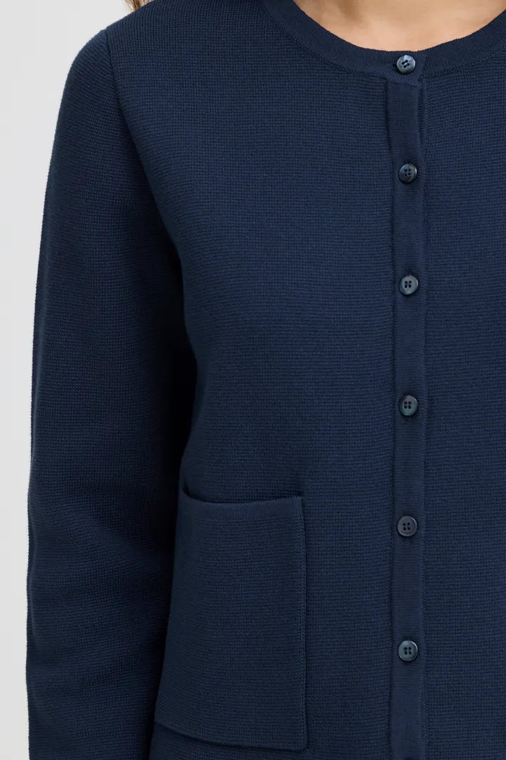 Fransa Navy Cardigan