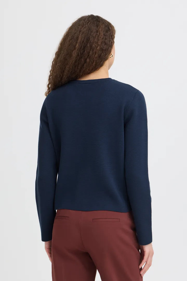 Fransa Navy Cardigan